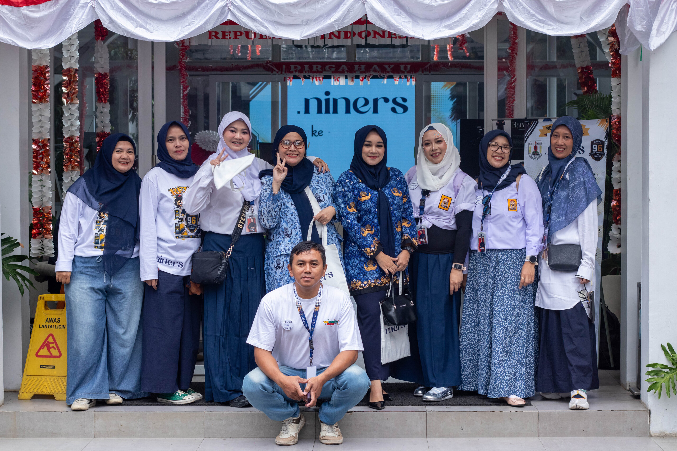 Kebersamaan alumni Niners ’96 di acara reuni