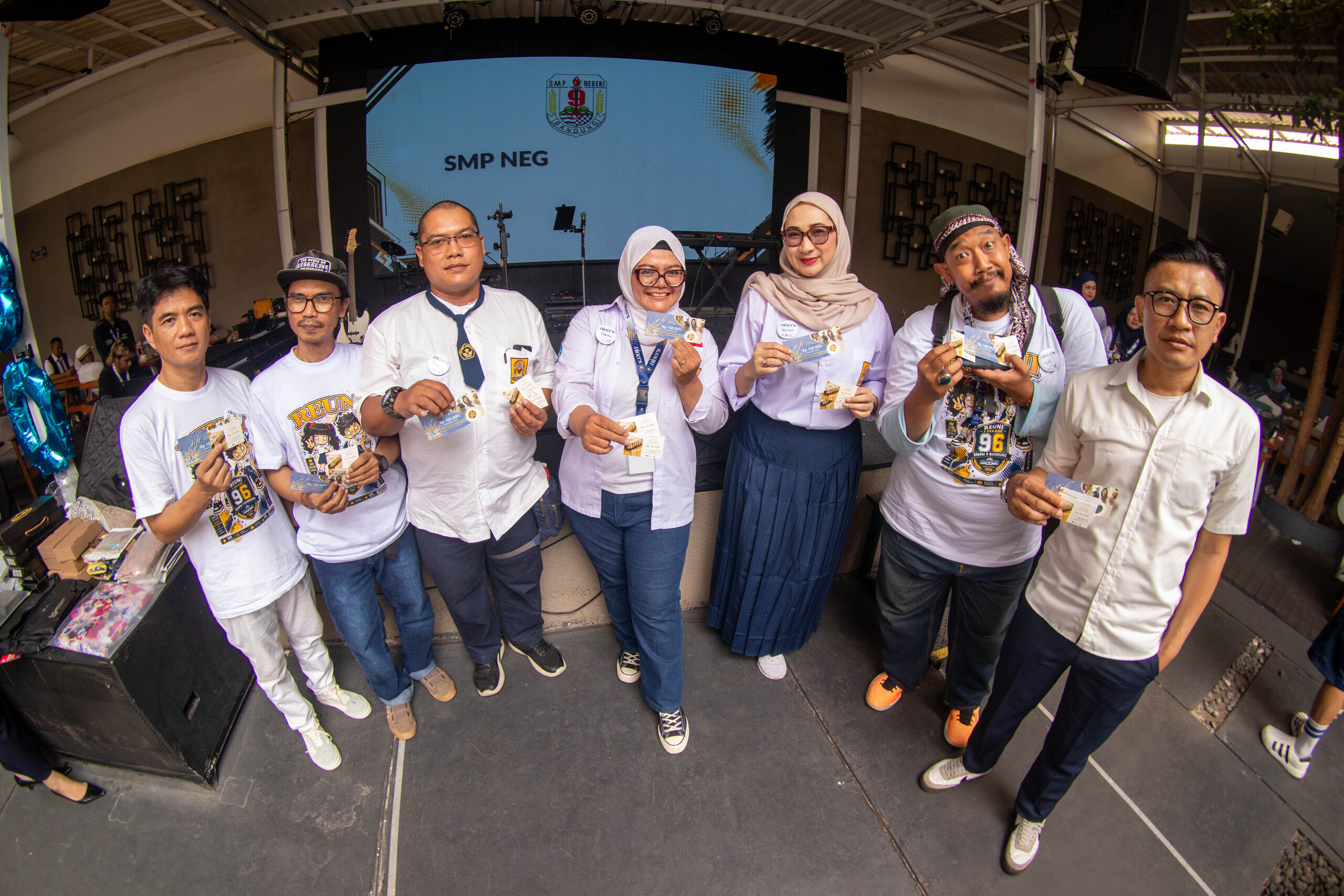 Ekspresi bahagia di Reuni 3 Dekade